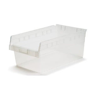 8" Tall Shelf Bin, 11.125"W x 17.875"D • Clear 8" Tall Shelf Bin, 11.125"W x 17.875"D • Clear