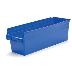 8" Tall Shelf Bin, 8.375"W x 23.625"D • Blue 8" Tall Shelf Bin, 8.375"W x 23.625"D • Blue