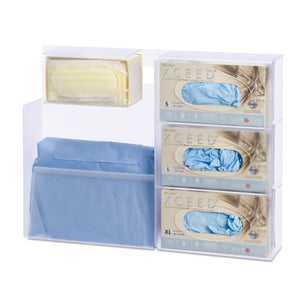 PPE Dispenser • 22.125"W x 4.49"D x 16.25"H PPE Dispenser • 22.125"W x 4.49"D x 16.25"H