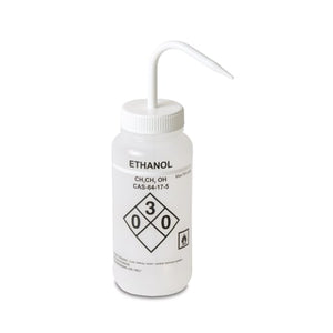 500mL Vented RTK GHS Wash Bottle, Ethanol 500mL Vented RTK GHS Wash Bottle, Ethanol