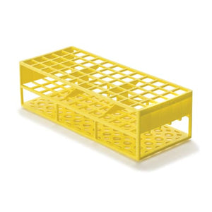 Tube Racks for 17mm Tubes • Holds 60 Tubes, Yellow Tube Racks for 17mm Tubes • Holds 60 Tubes, Yellow