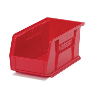 Medical Organizer Bins in Case Quantities, 4.125"W x 10.875"D x 4"H • Red Medical Organizer Bins in Case Quantities, 4.125"W x 10.875"D x 4"H • Red