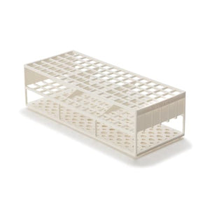 Tube Racks for 13mm Tubes • Holds 90 Tubes, White Tube Racks for 13mm Tubes • Holds 90 Tubes, White