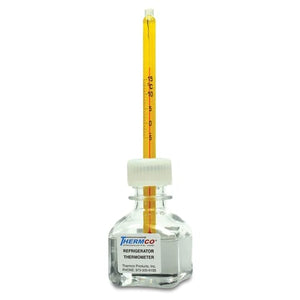 Bottle Thermometer Bio-Safe Glycol/Water, Refrigerator • 30mL • -5°C to 15°C Bottle Thermometer Bio-Safe Glycol/Water, Refrigerator • 30mL • -5°C to 15°C
