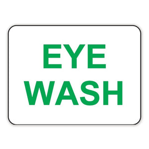 Marketlab Warning Sign • 12"W x 0.25"D x 9"H, “Eye Wash” Marketlab Warning Sign • 12"W x 0.25"D x 9"H, “Eye Wash”