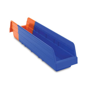 Indicator Bin, Indicator Bin 17-7/8 x 4-1/8 x 4 • Blue/Orange Indicator Bin, Indicator Bin 17-7/8 x 4-1/8 x 4 • Blue/Orange