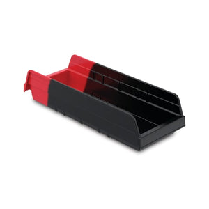 Indicator Bin, Indicator Bin 17-7/8 x 6-5/8 x 4 • Black/Red Indicator Bin, Indicator Bin 17-7/8 x 6-5/8 x 4 • Black/Red