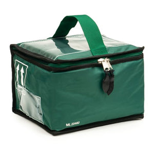 Medication Transport Tote, Small • 8.5"W x 7.75"D x 6"H • Green Medication Transport Tote, Small • 8.5"W x 7.75"D x 6"H • Green
