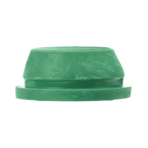 Pierceable Closure Caps, For 16mm Tubes • Green Pierceable Closure Caps, For 16mm Tubes • Green