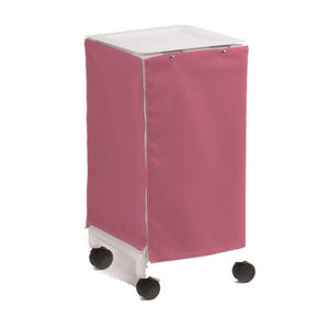 Standard Linen Hamper with Skirt, Wineberry Standard Linen Hamper with Skirt, Wineberry