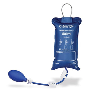 Reusable Clariflo™ Pressure Pressure Infusion Bag Piston Gauge • Stopcock, 500mL Reusable Clariflo™ Pressure Pressure Infusion Bag Piston Gauge • Stopcock, 500mL