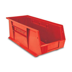 Organizer Bins for Medical Supplies, 8.25"W x 17.875"D x 7"H • Red Organizer Bins for Medical Supplies, 8.25"W x 17.875"D x 7"H • Red