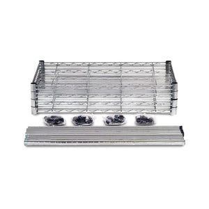 One Box Wire Shelving 4-Shelf Unit 18"D x 72"H, 48"W One Box Wire Shelving 4-Shelf Unit 18"D x 72"H, 48"W