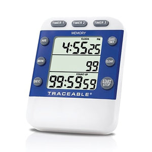Three-Line Alarm Timer with Memory • 2.75"W x 0.5"D x 3.25"H Three-Line Alarm Timer with Memory • 2.75"W x 0.5"D x 3.25"H