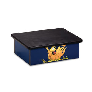 Pediatric Step Stool 16"W x 20"L x 7"H, Hyena Theme Pediatric Step Stool 16"W x 20"L x 7"H, Hyena Theme