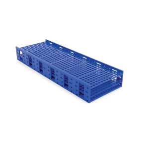 Double Monster Rack, 10-13mm • Holds 432 tubes • 9"W x 26.4"L x 3.1"H • Blue Double Monster Rack, 10-13mm • Holds 432 tubes • 9"W x 26.4"L x 3.1"H • Blue