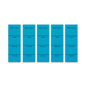 In/Out Cards, For Microscope Slide Box • Blue In/Out Cards, For Microscope Slide Box • Blue