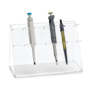 6-Place Pipettor Holder • Acrylic, 11.688"W x 8.125"D x 7.75"H 6-Place Pipettor Holder • Acrylic, 11.688"W x 8.125"D x 7.75"H