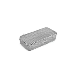 Fine Mesh Basket with Hinged Lid, 8.9"W x 4.3"L x 2"H Fine Mesh Basket with Hinged Lid, 8.9"W x 4.3"L x 2"H