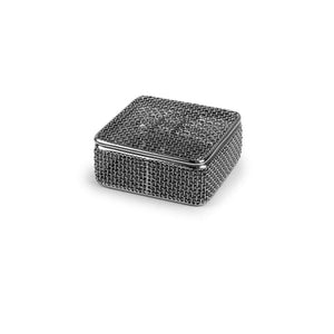 Micro Fine Mesh Basket with Twist-Off Lid, 2.8 x 2.8 x 1.2" Micro Fine Mesh Basket with Twist-Off Lid, 2.8 x 2.8 x 1.2"