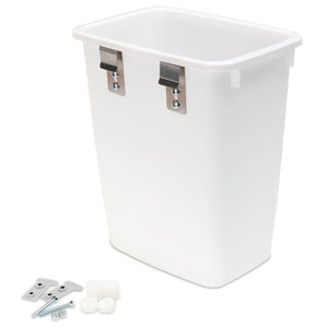 20qt Waste Receptacle (requires Side Rail for mounting) 20qt Waste Receptacle (requires Side Rail for mounting)