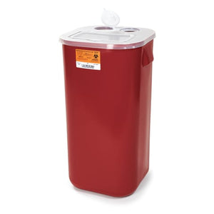 Economical Mobile Sharps Containers, 16gal • 13.5"W x 13.5"L x 25.5"H Economical Mobile Sharps Containers, 16gal • 13.5"W x 13.5"L x 25.5"H