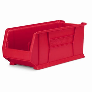 Extra Large Organizer Bins, 11"W x 23.875"D x 10"H , Red Extra Large Organizer Bins, 11"W x 23.875"D x 10"H , Red