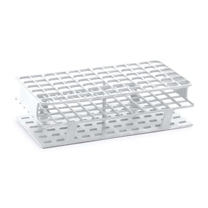 Full-Size Freezer Rack, For 13mm Tubes • Holds 72 • 8"L x 4.1"W x 2.3"H • White Full-Size Freezer Rack, For 13mm Tubes • Holds 72 • 8"L x 4.1"W x 2.3"H • White