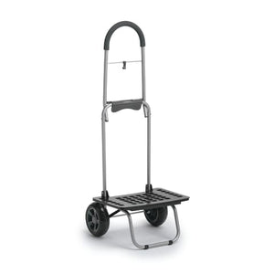 Folding Dolly with Hopkins Caddie Security Strap, Black • 17"W x 16"L x 38"H • 160lb Weight Capacity Folding Dolly with Hopkins Caddie Security Strap, Black • 17"W x 16"L x 38"H • 160lb Weight Capacity