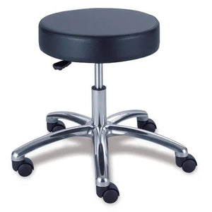 Extra Cushioned Stool with Chrome Base, Without Back Extra Cushioned Stool with Chrome Base, Without Back