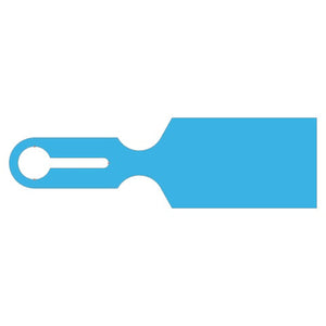 Tray Tag 2.5"W x 8.5"L, Blank • Blue Tray Tag 2.5"W x 8.5"L, Blank • Blue