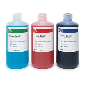 Diff Quick Stain Kits, 3-Stain™ Diff Quick Dip Kit • 500mL Diff Quick Stain Kits, 3-Stain™ Diff Quick Dip Kit • 500mL