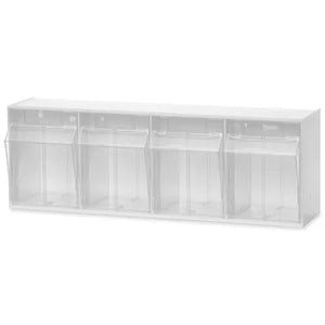 Multi-Bin Unit, 4-Bin Unit • Bin Size: 5"W x 5"D x 7.5"H Multi-Bin Unit, 4-Bin Unit • Bin Size: 5"W x 5"D x 7.5"H