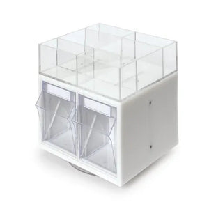 Marketlab Turn and Tilt Bench Organizer • 10.5"W x 11.25"D x 11"H Marketlab Turn and Tilt Bench Organizer • 10.5"W x 11.25"D x 11"H