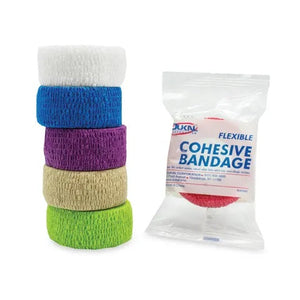 Latex FlexBan Bandages, 1" x 5yds, Assorted Latex FlexBan Bandages, 1" x 5yds, Assorted