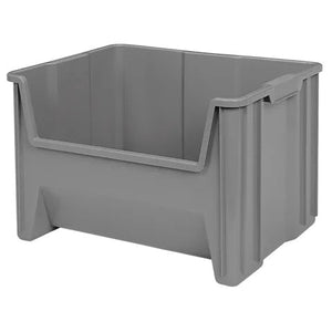 Stak-n-Store Bins 19.875"W x 15.25"D x 12.4375"H Gray Stak-n-Store Bins 19.875"W x 15.25"D x 12.4375"H Gray