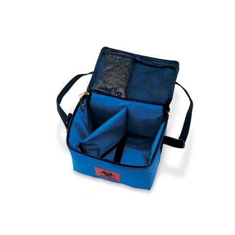 Small Duo-Compartment Locking Tote • 10.25"W x 7.25"D x 8"H