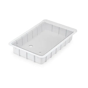 Medication Tray • 16.25"D x 2.625"H, Half-Size with Clear Lid • 10.875"W Medication Tray • 16.25"D x 2.625"H, Half-Size with Clear Lid • 10.875"W