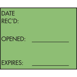 "Received On" For 6706, Fl Green -1,000/roll-6rolls "Received On" For 6706, Fl Green -1,000/roll-6rolls
