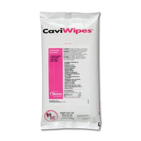 CaviWipes® Flat Pack, 7" x 9" • 45 Wipes/Pack • 20/pk