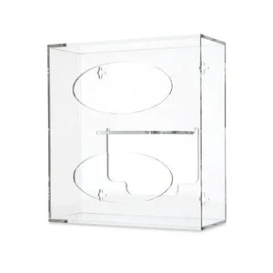 Side-Loading Acrylic Glove Dispenser, Double • 10.125"W x 4.125"D x 10.75"H, Clear Side-Loading Acrylic Glove Dispenser, Double • 10.125"W x 4.125"D x 10.75"H, Clear