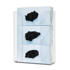 Marketlab Top-Loading and Vertical Glove Box Dispensers Triple • 11"W x 4.25"D x 16"H Marketlab Top-Loading and Vertical Glove Box Dispensers Triple • 11"W x 4.25"D x 16"H