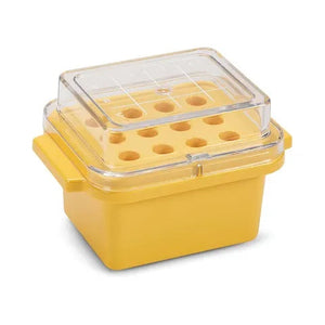 Mini Cooler • -20°C • Yellow, Fits Twelve 1.5mL Tubes Mini Cooler • -20°C • Yellow, Fits Twelve 1.5mL Tubes