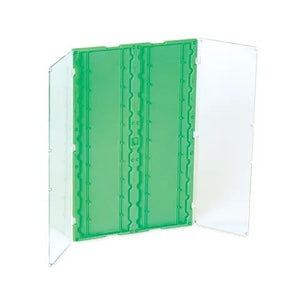 SlideFolder™ • Holds 20 • 11.5"L x 7.5"W x 0.5"H, Green SlideFolder™ • Holds 20 • 11.5"L x 7.5"W x 0.5"H, Green