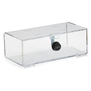 Marketlab Combi-Cam Acrylic Lock Boxes, Medium • 12"W x 6"D x 4.25"H Marketlab Combi-Cam Acrylic Lock Boxes, Medium • 12"W x 6"D x 4.25"H