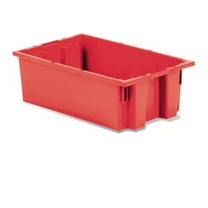 Nesting and Stacking Totes 11"W x 18"L x 6"H • Red Nesting and Stacking Totes 11"W x 18"L x 6"H • Red