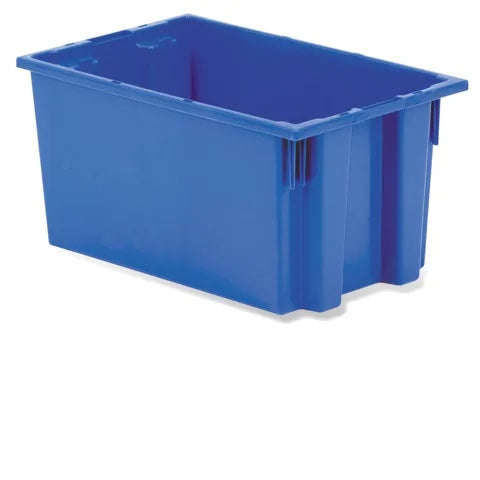 Nesting and Stacking Totes 11"W x 18"L x 9"H • Blue