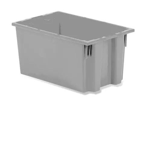 Nesting and Stacking Totes 11"W x 18"L x 9"H • Gray