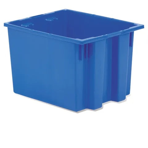 Nesting and Stacking Totes 15.5"W x 19.5"L x 13"H • Blue