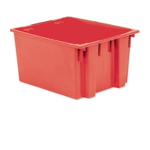 Nesting and Stacking Totes 19.5"W x 23.5"L x 13"H • Red